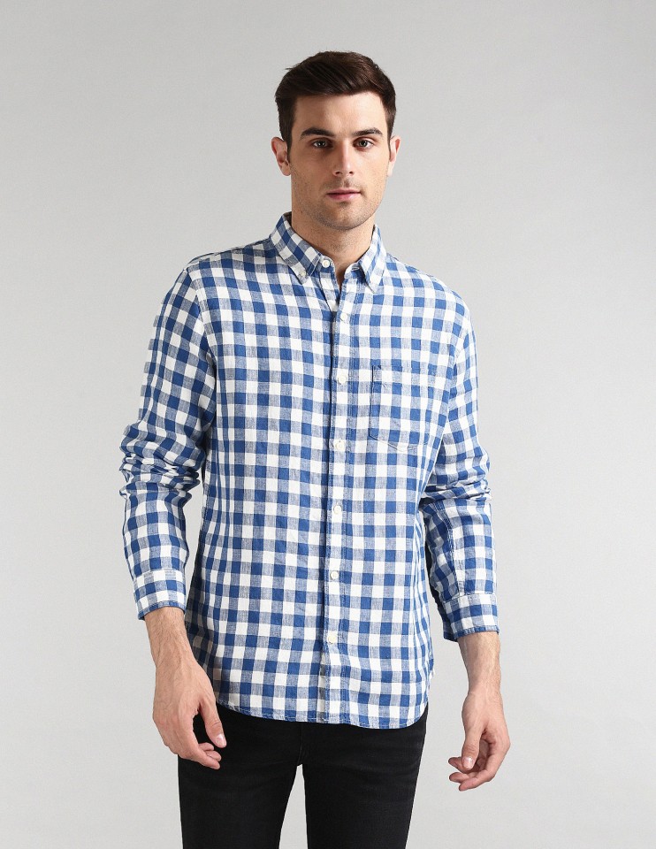 gap mens casual shirts