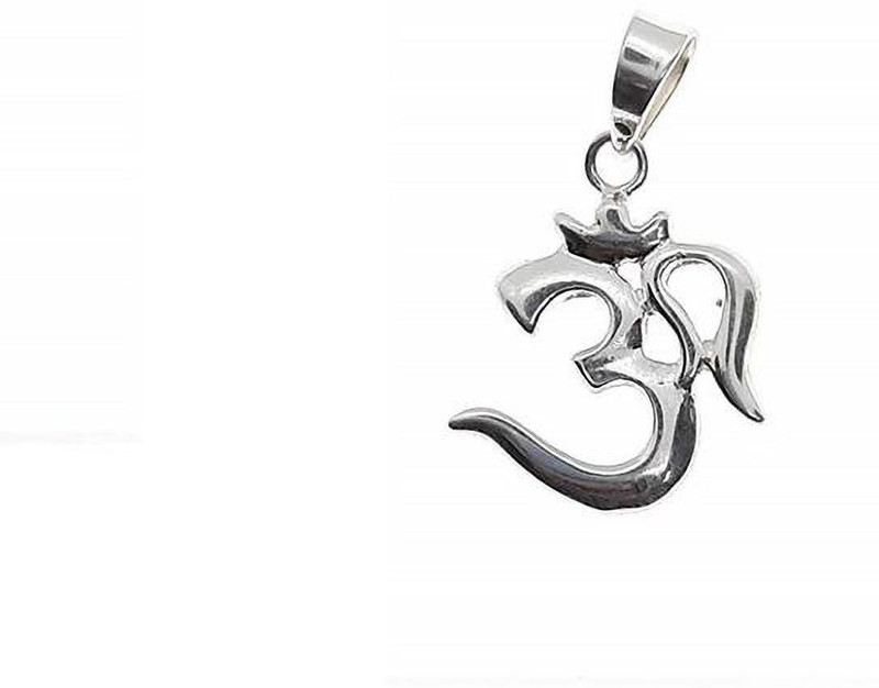 Raviour Lifestyle Om silver pendant 