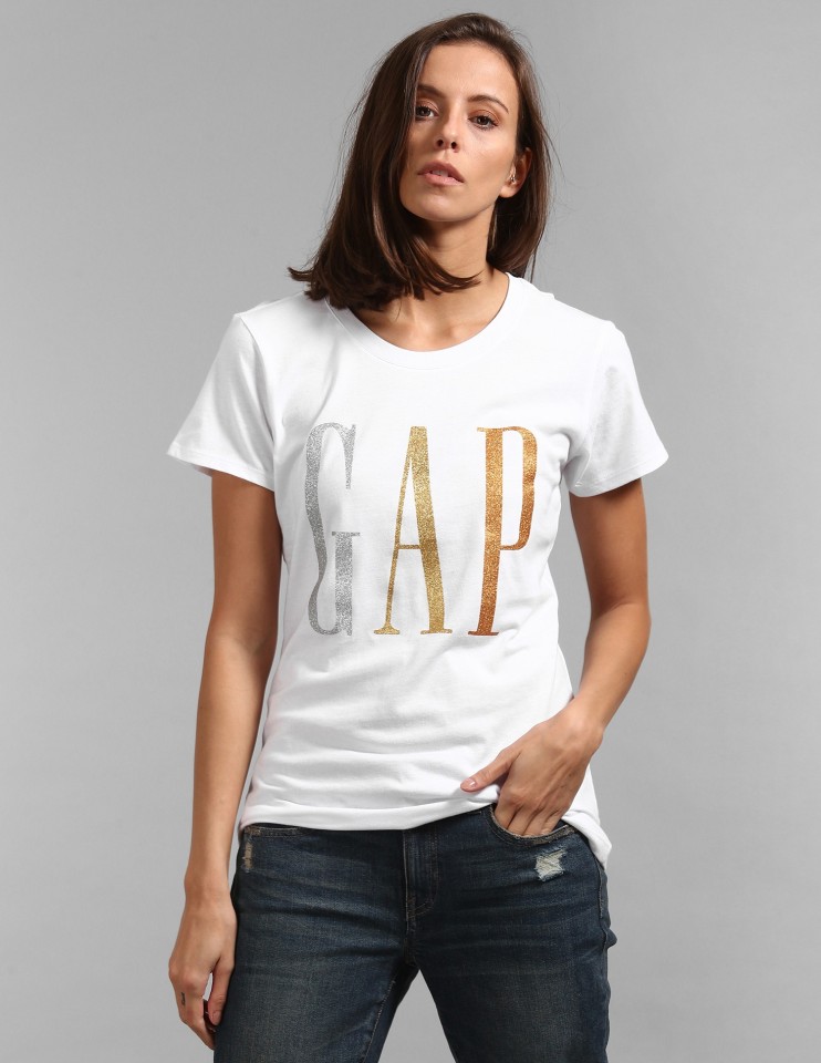 gap white t shirt women's