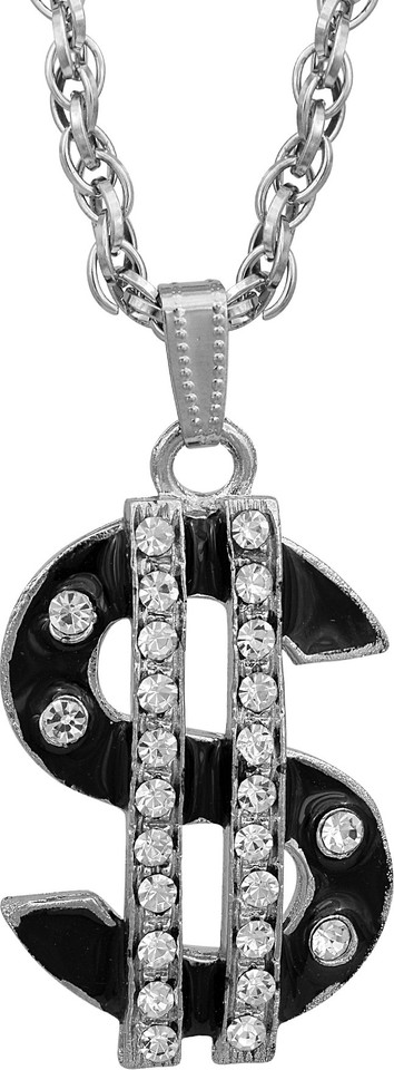 Dollar Design Locket Chain Pendant 