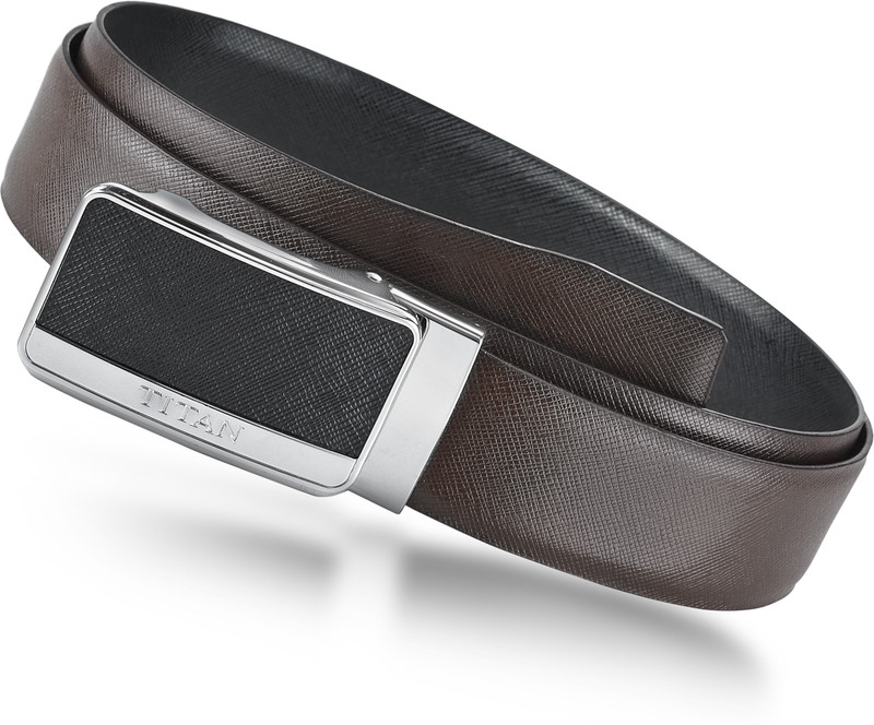 Brown Genuine Leather Reversible Belt 