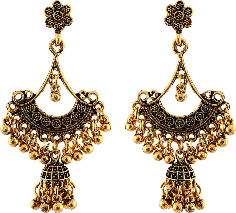 oxidised earrings flipkart
