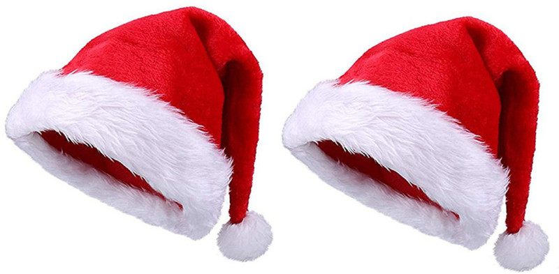 ME\u0026YOU Solid Christmas Hats, Santa 