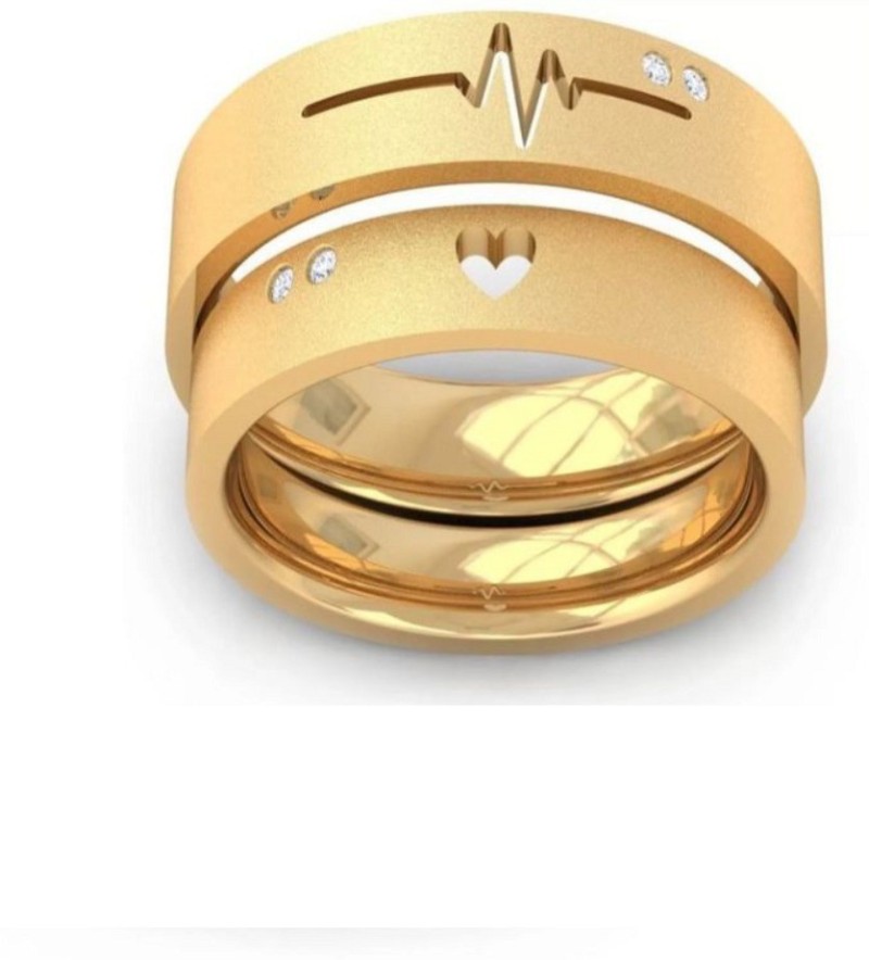 gold love band ring