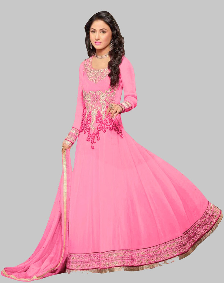 flipkart anarkali dress material