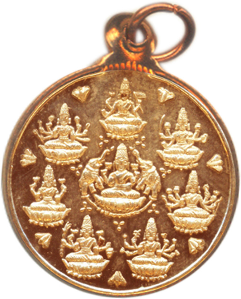 Ashtalakshmi Pendant Locket Copper 