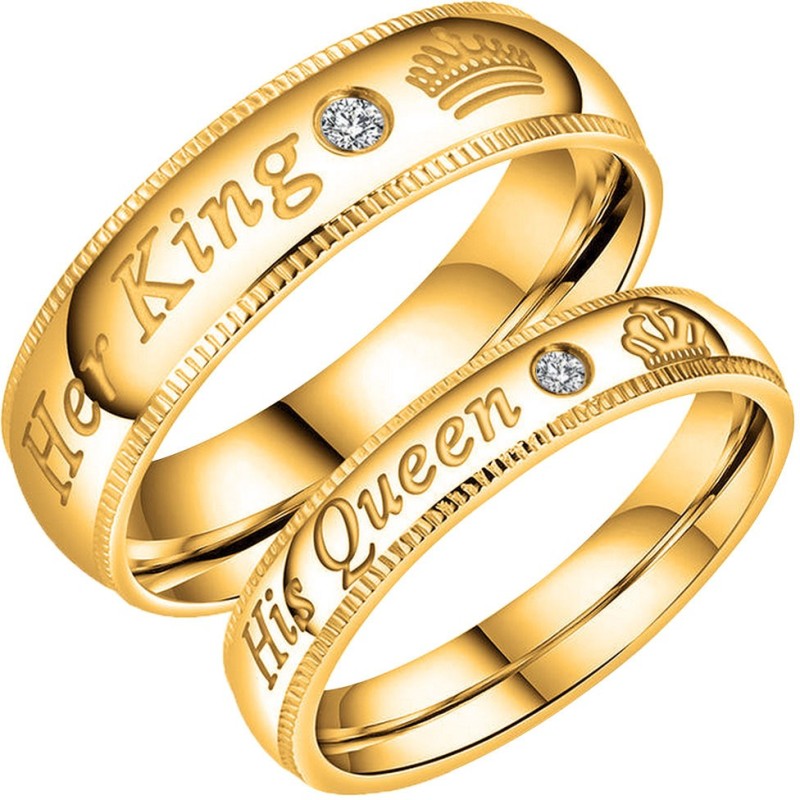 couple rings gold