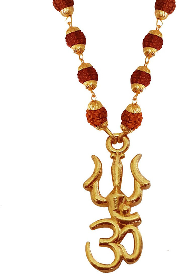 Shintai Shiv Rudraksha Gold chain With 