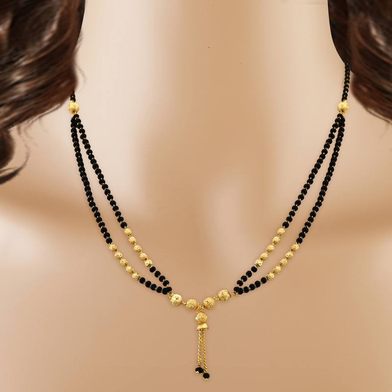 Double chain Pendant Necklace 