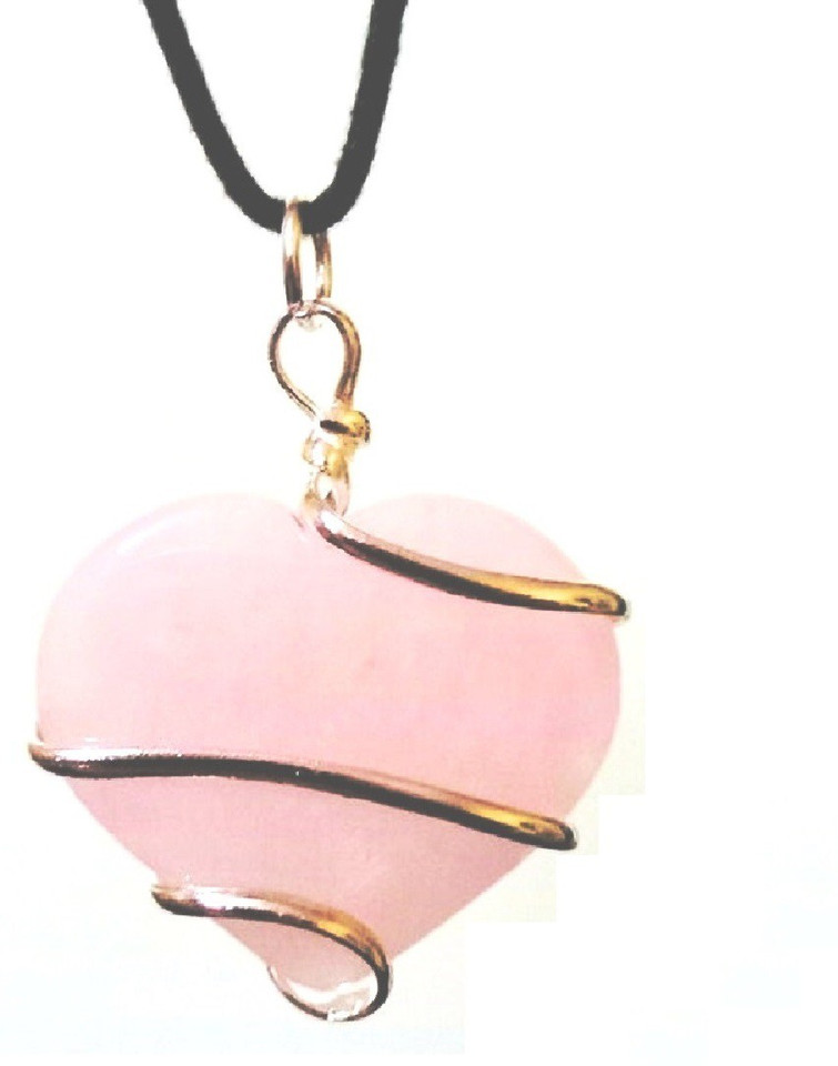 Astrodidi Rose Quartz Heart Shaped 