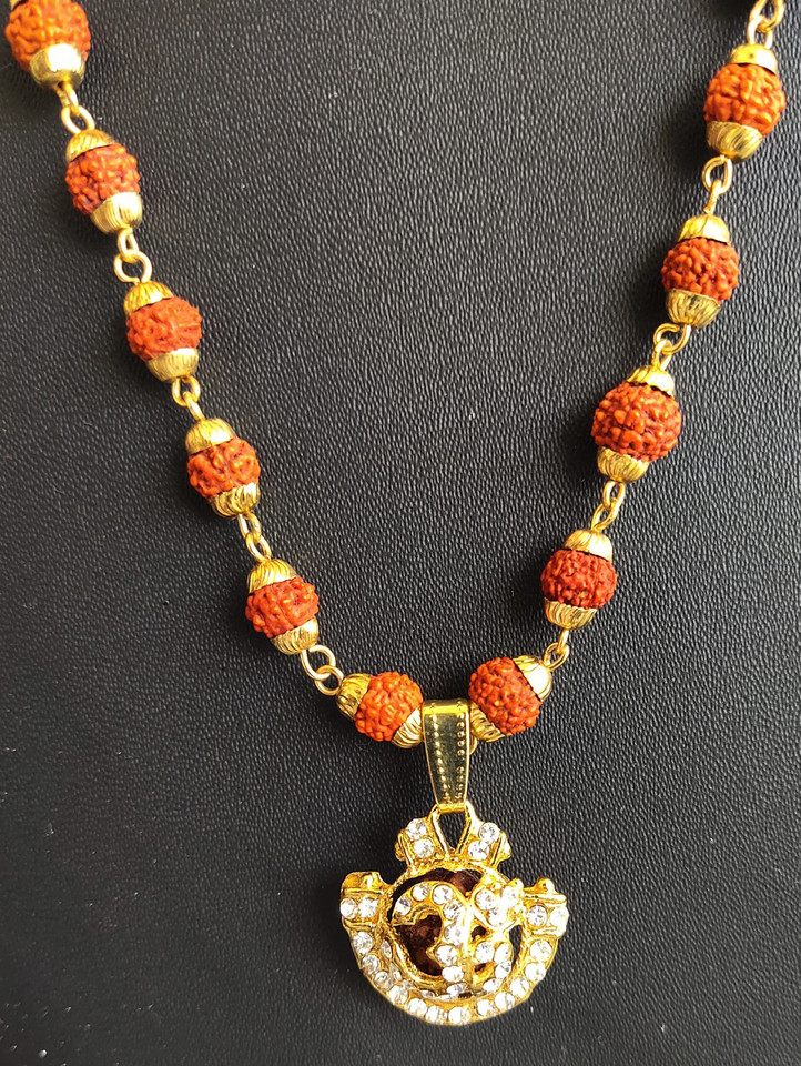 Gold-plated Brass, Alloy, Wood Pendant 