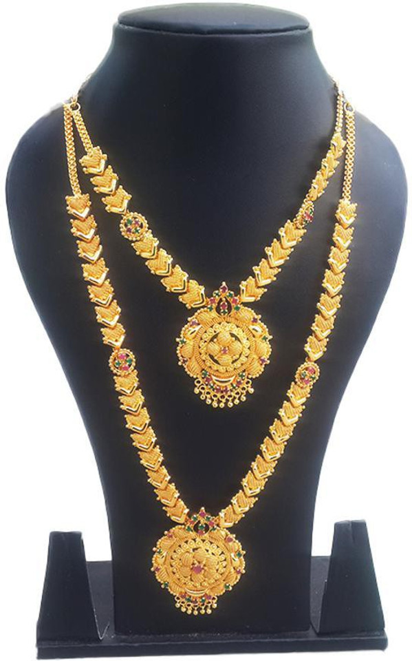 Gold-plated Plated Copper Necklace Set 
