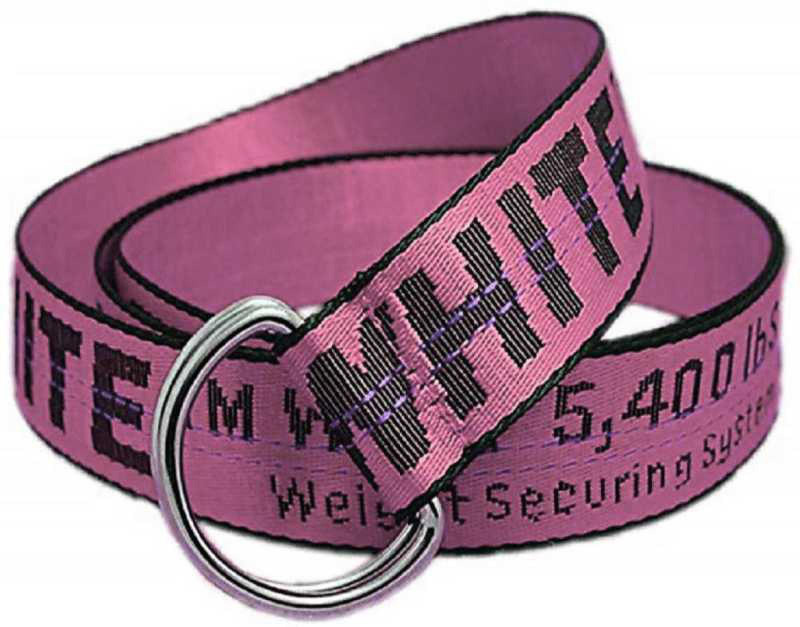 Women Casual Pink Fabric Belt PINK 
