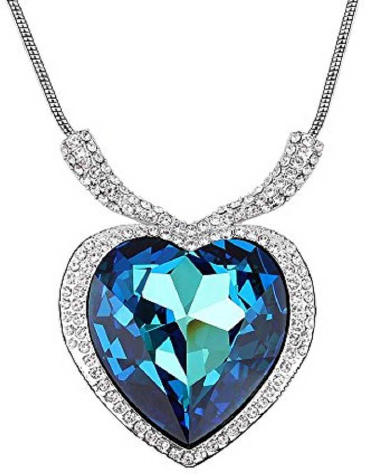 Hot And Bold Swarovski Crystals Diamond Heart Of The Ocean Love Titanic Pendant Necklace Daily Fashion Jewellery Alloy Necklace Price In India Buy Hot And Bold Swarovski Crystals Diamond Heart Of Previous pricec $329.00 15% off. hot and bold swarovski crystals diamond
