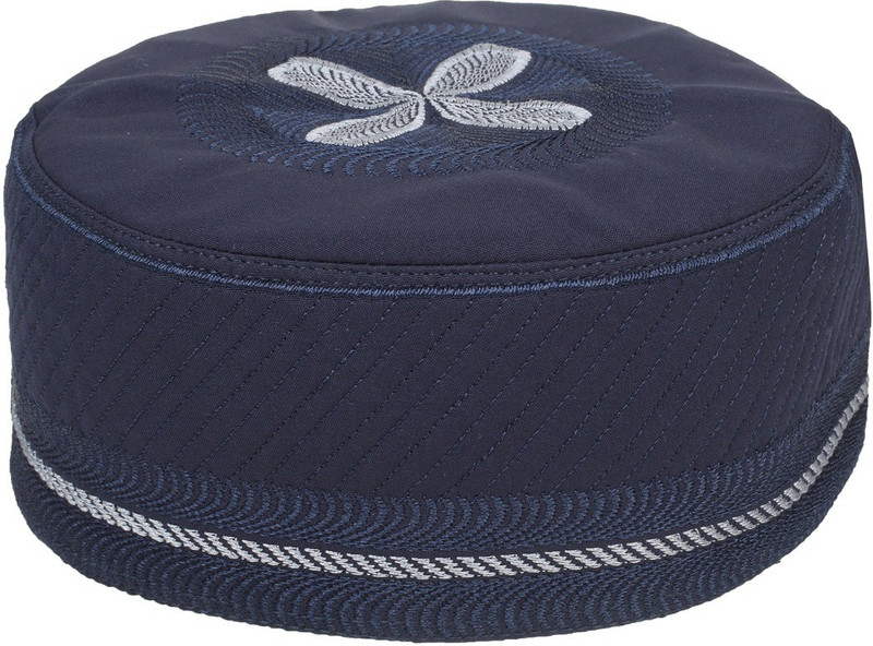 HIND ARABIAN NAMAZ TOPI 22.5 INCH BLUE 