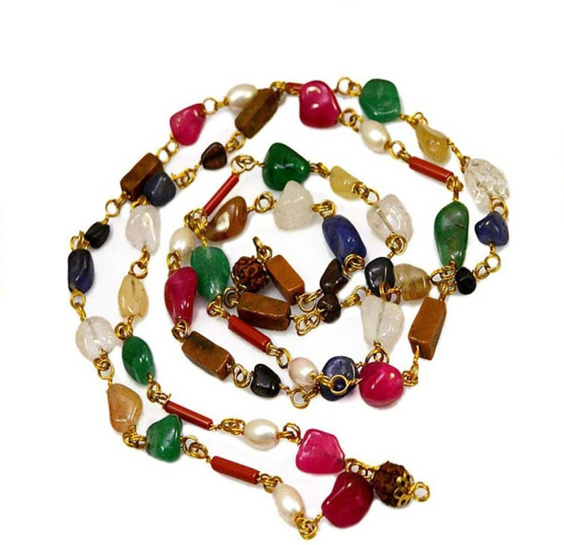 Genuine Navratna Mala 9 Gems Mix Beads 