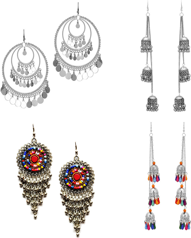 oxidised earrings flipkart