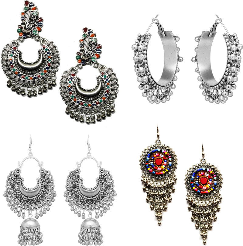 flipkart long earrings