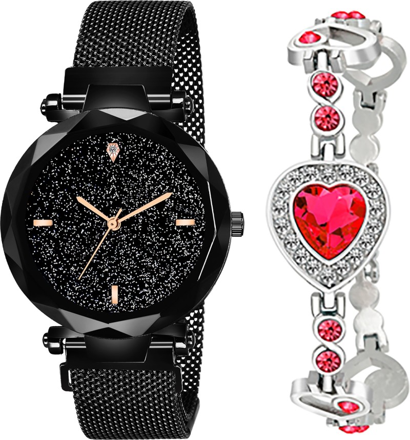 watch with bracelet set flipkart