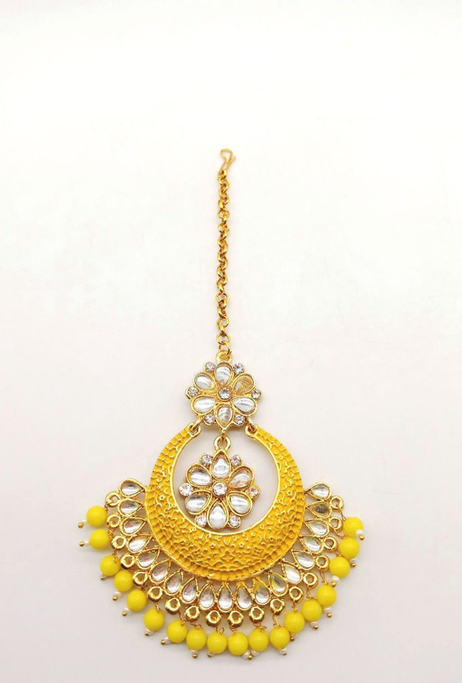 earrings with maang tikka flipkart