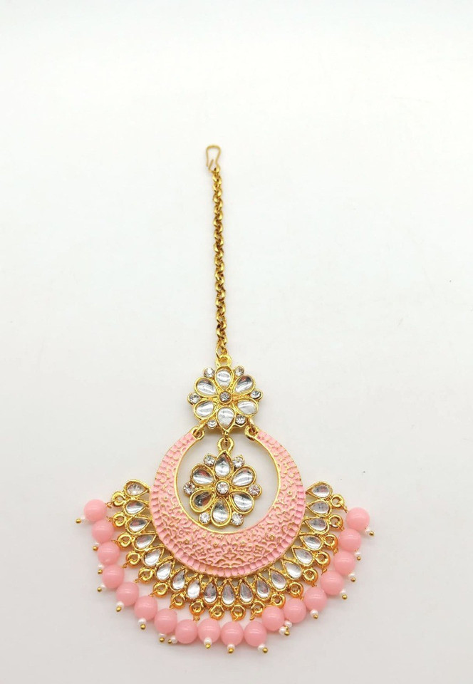 earrings with maang tikka flipkart