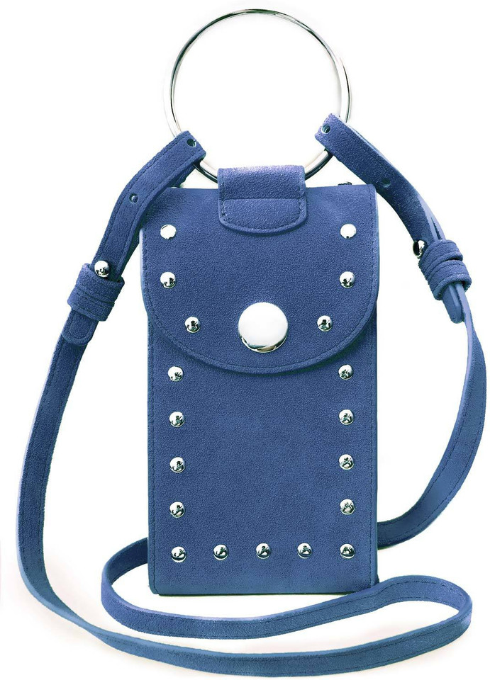 sling backpack with cell phone holder