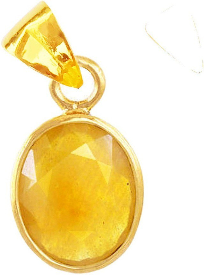 CEYLONMINE Yellow sapphire Pendant 