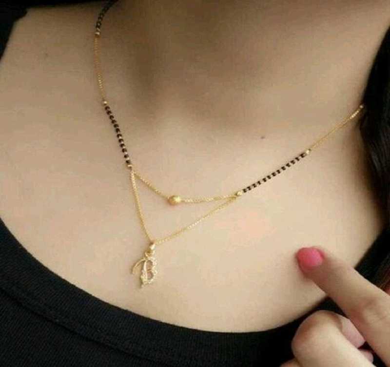 Jewel World Mangalsutra B Letter Gold Plated Pendant Locket For Girls Women Alloy Design New Model 18 Inch Short Long Stylish Traditional Fashionable Chain Alphabet Name Mangalsutras Alloy Mangalsutra Price In India Buy Jewel World Mangalsutra B Letter Gold Plated Pendant Locket For Girls Women Alloy Design New Model 18 Inch Short Long Stylish Traditional Fashionable Chain Alphabet Name Mangalsutras Alloy Mangalsutra Price In India Buy