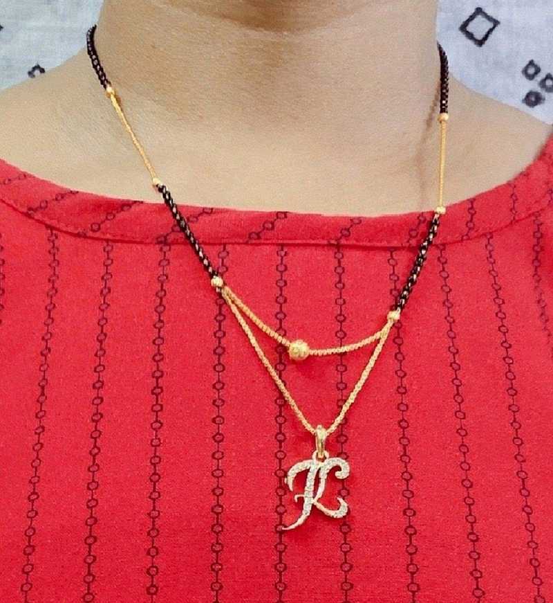 Jewel World K Letter Alphabet Name Gold Plated Pendant Locket For Girls Women Gold Plated Alloy Design New Model Mangalsutras Alloy Mangalsutra Price In India Buy Jewel World K Letter Alphabet Name Gold