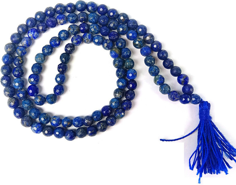 Lapis Lazuli Mala 6 mm Diamond Cut 