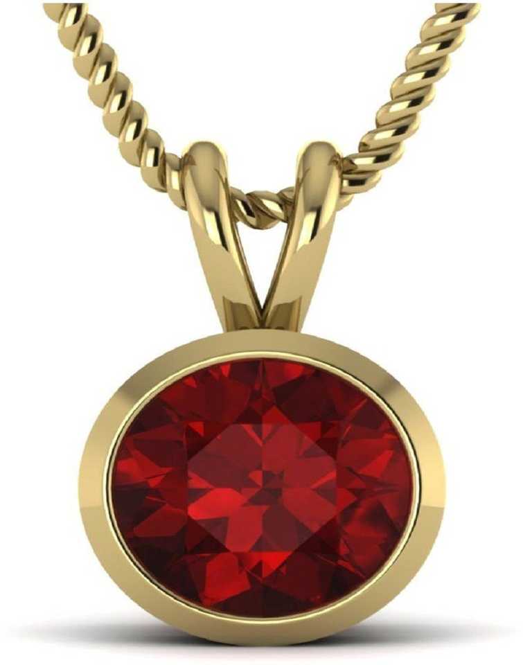 Jaipur Gesmtone Ruby Pendant With Natural Manik Stone Gold Plated In India At Best - Ruby Gemstone Pendant