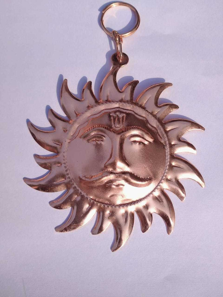 Sarhyu Shri Surya Pendant hanging on 