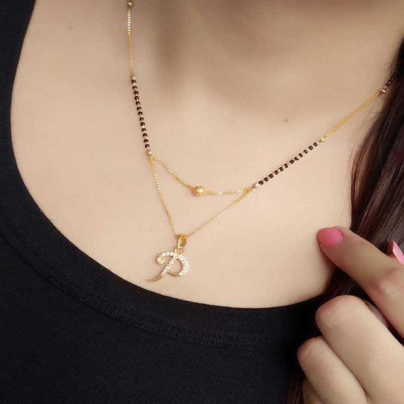 Sk Imitation Name mangalsutra Alloy 