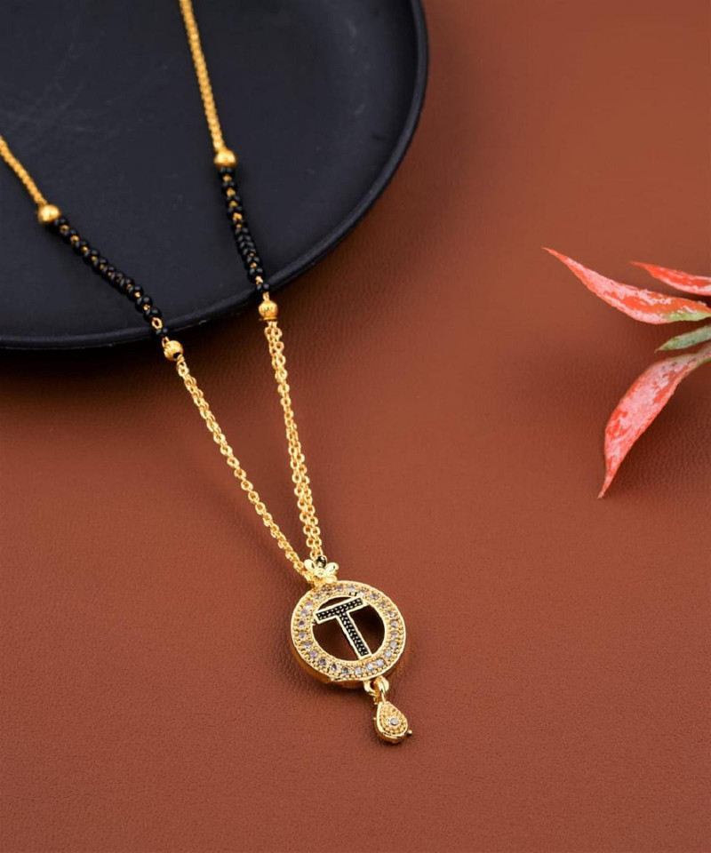 Jewel WORLD T letter mangalsutra gold 