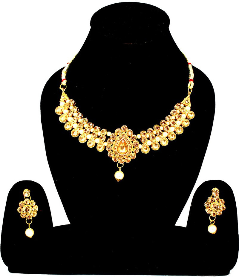 Simple Silver Earring Jewellery Set 