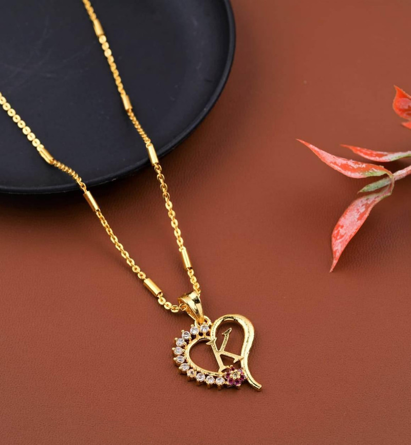 Vraj india K letter locket pendants 