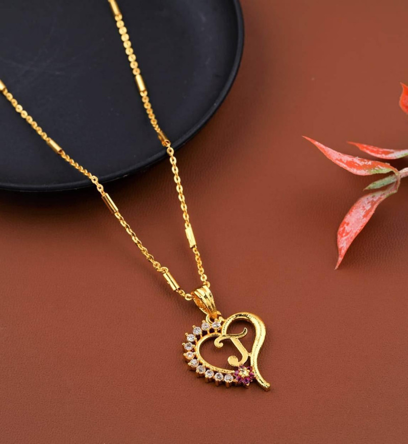 Jewel WORLD J letter locket pendants 