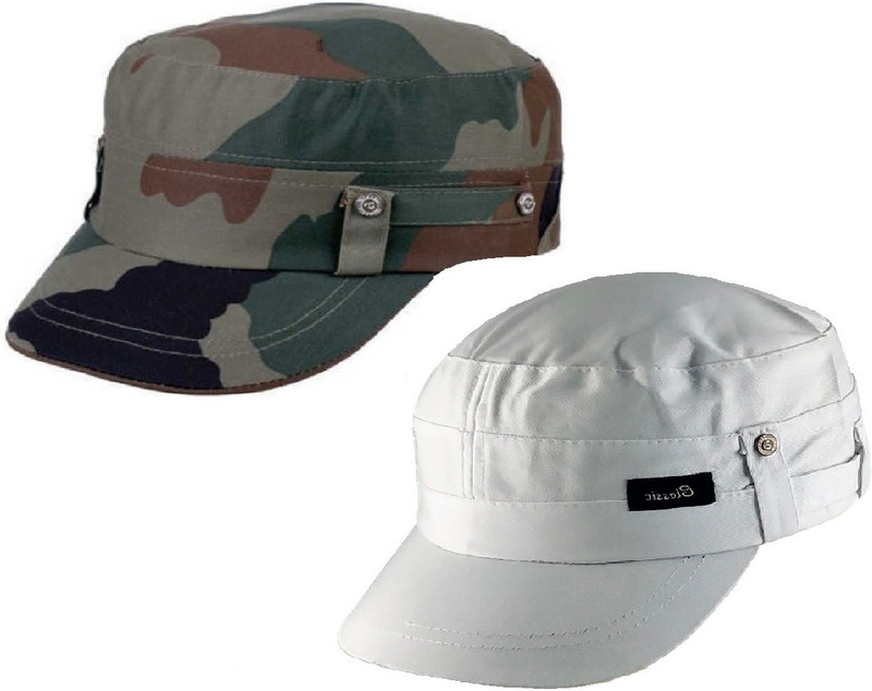 poshing Solid 2pcs Army White Sports 