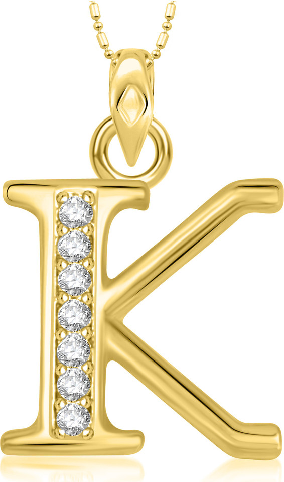 American Diamond Studded Pendant Locket 
