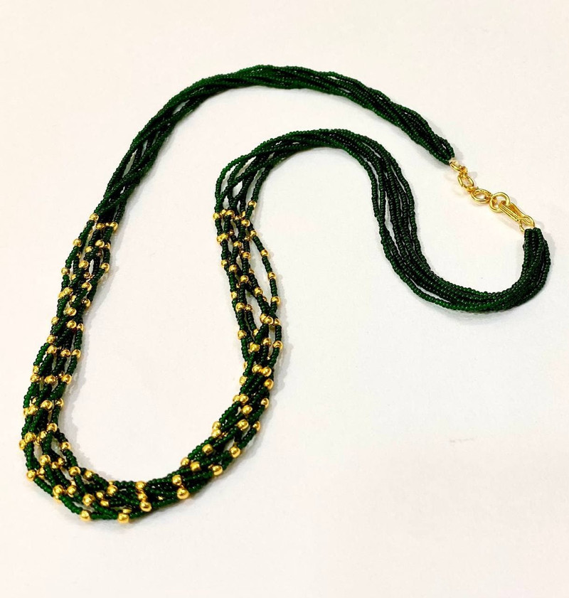Shakrithi Collections Sugar Beads Chain 