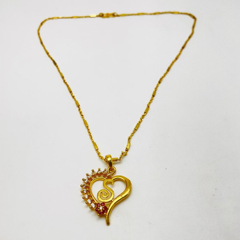kalbherav S letter locket pendants 