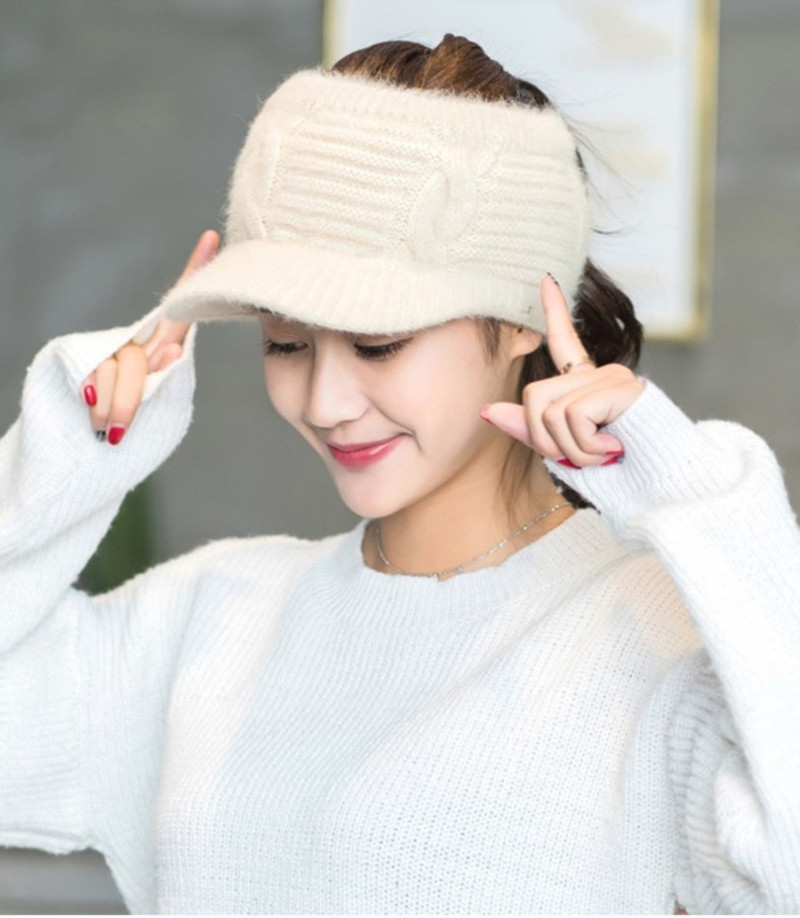HAT, WOOLEN PONYTAIL Cap 