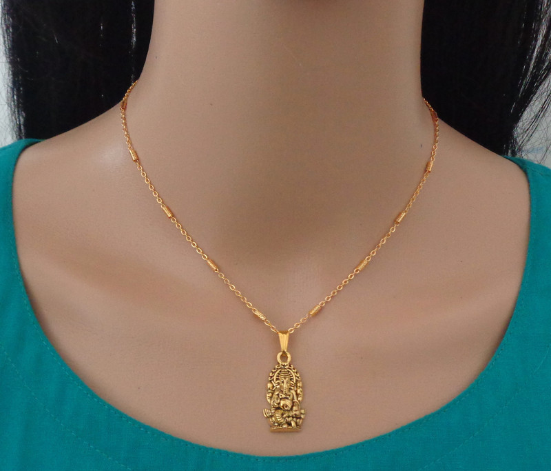 Gold-plated Plated Copper Necklace 