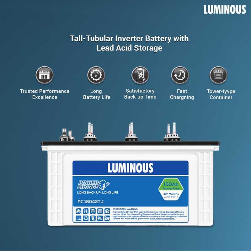 Compare Prices 10 Stores Luminous Powercharge Pctj 150ah Tubular Jumbo Battery Tubular Inverter Battery 150ah Xerve In Compare Prices 10 Stores Luminous Powercharge Pctj 150ah Tubular Jumbo Battery Tubular Inverter Battery 150ah Xerve In