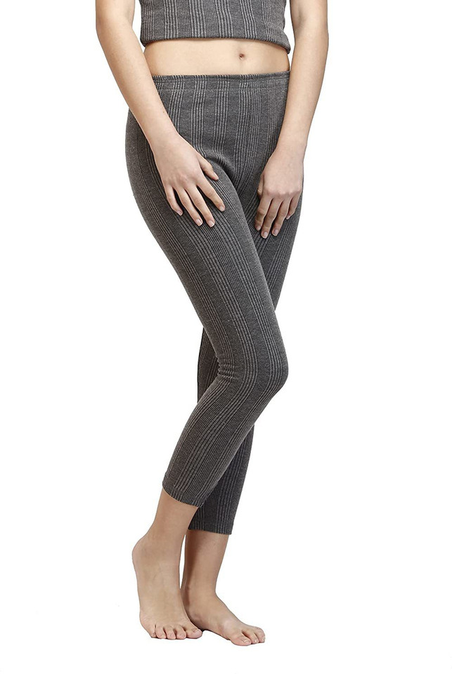 PC Oswal Grey Thermal Leggings (Size 