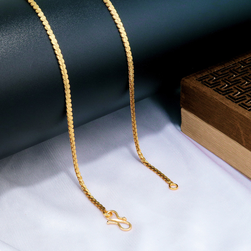 Fashion Frill Golden Chain Artificial 