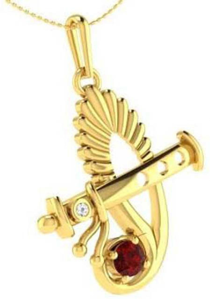 krishna locket Gold-plated 