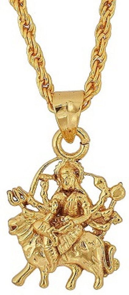 Gold Mata Rani Pendant 