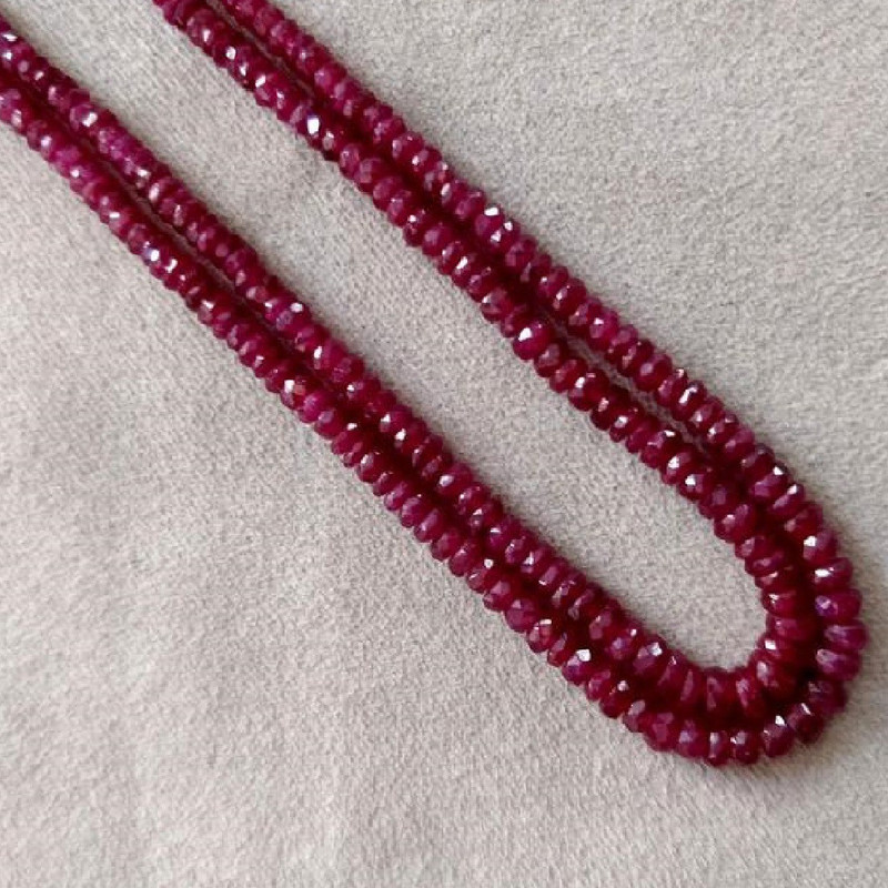 Jaipur Gemstone Ruby Stone Necklace 