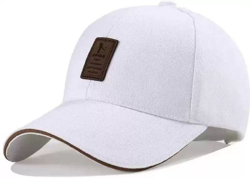 Buy Azre Embroidered WHITE CAP COTTON 
